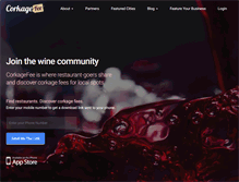 Tablet Screenshot of corkagefee.com